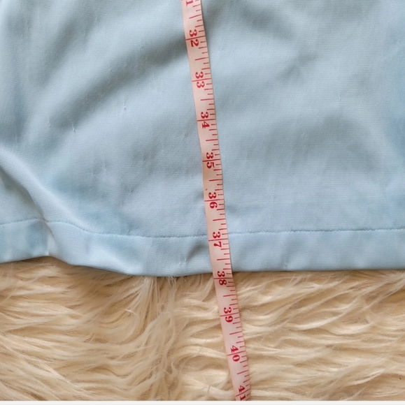 Vassarette Nightgown Robe Button Front Light Blue Nylon Size Small VTG - Picture 12 of 14